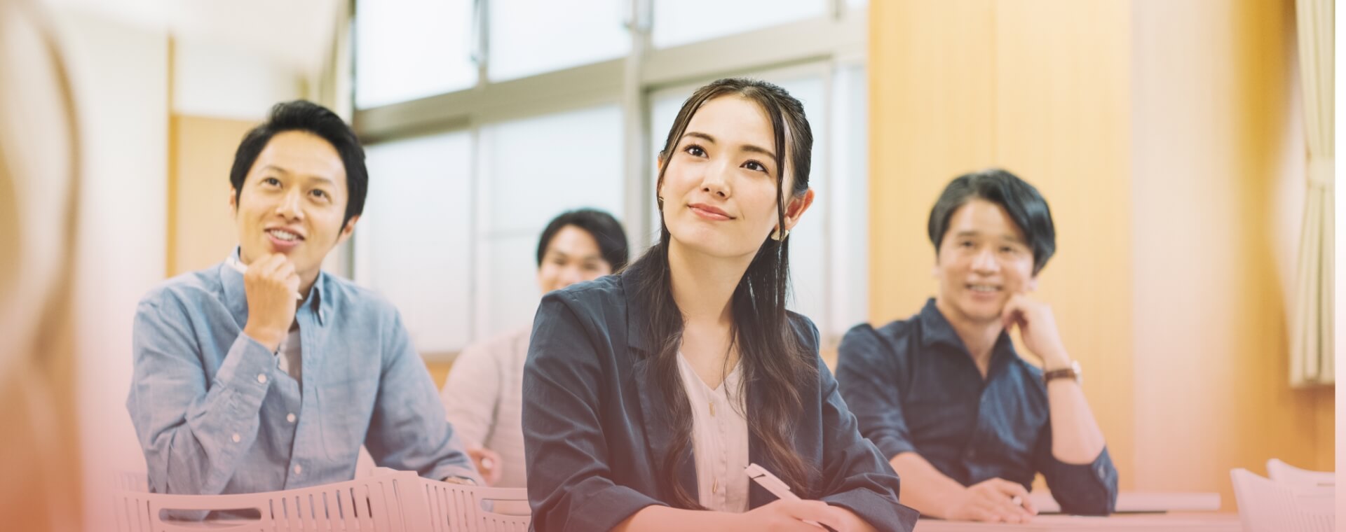 宅建実務講習を受講している様子